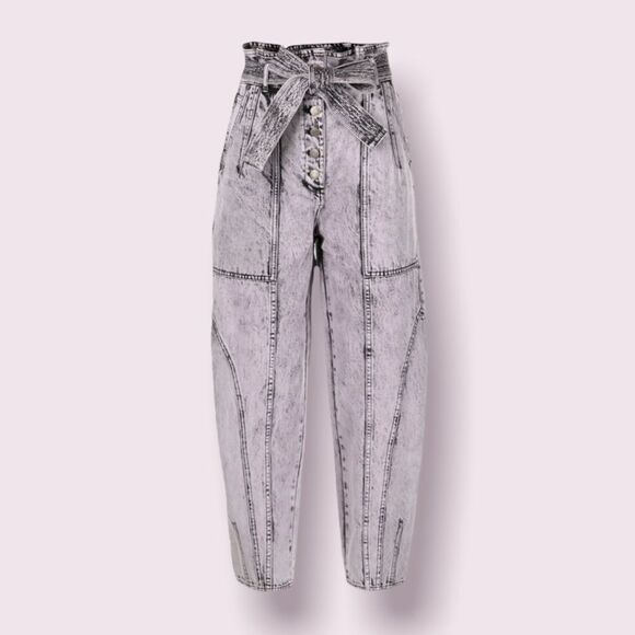 ‎Ulla Johnson Brier Jeans in Lilac - Picture 1 of 13